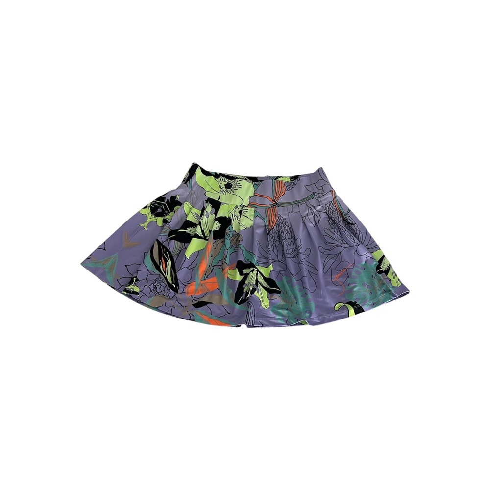 Jamie Sadock Golf Skort Women Size 10 Purple Multi‎ Floral Athletic Active Mini - Picture 2 of 11